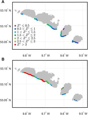 Interplay Between Coastal Elevation and Wave Height Controls the Occurrence of Coastal Boulder Deposits in the Aran Islands, Ireland